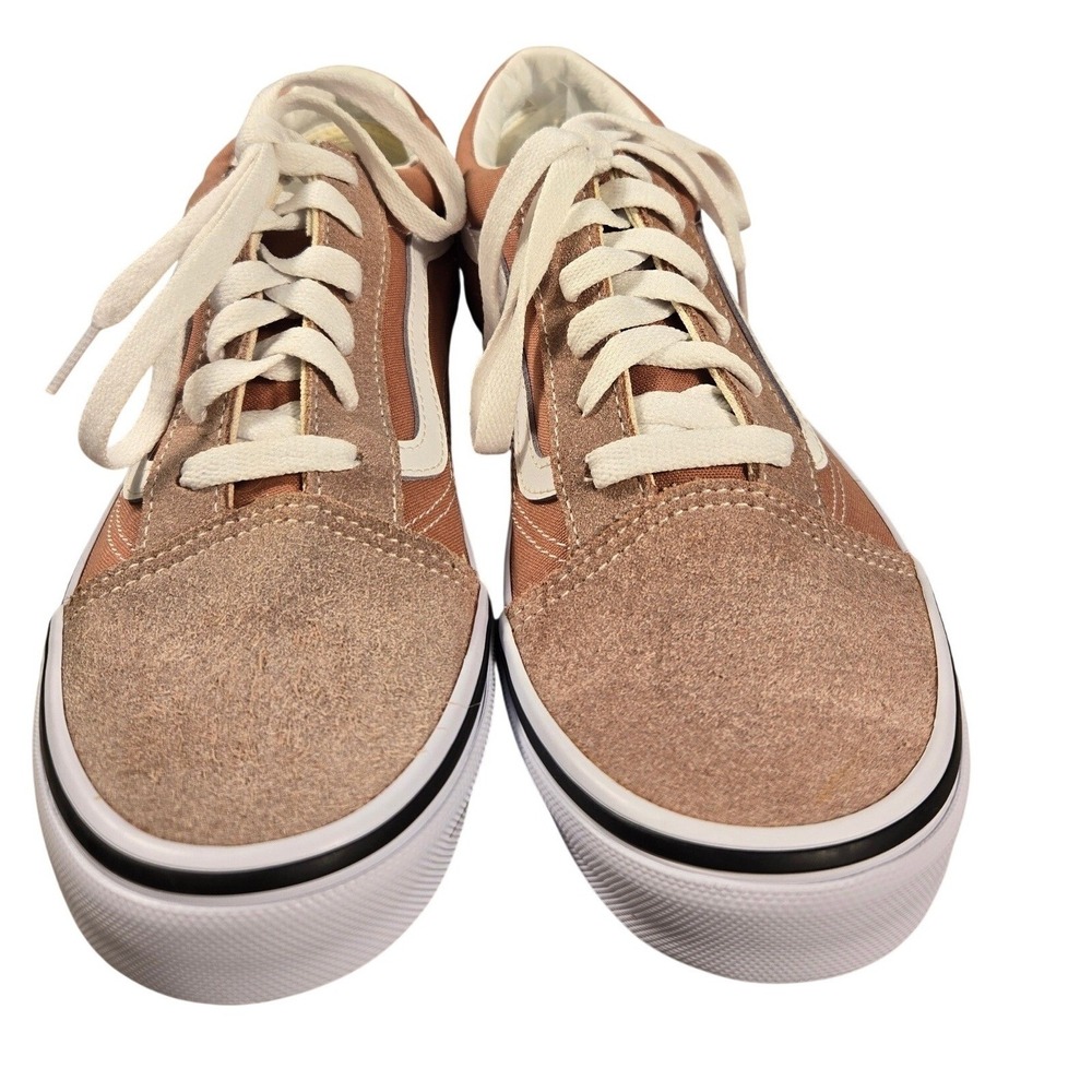 Vans Old Skool Terracotta Rose Suede Canvas Low Top Sneakers Juniors 7 Mens 7